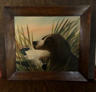 A Dog In Painting — Madison, WI — Janet's Antiques