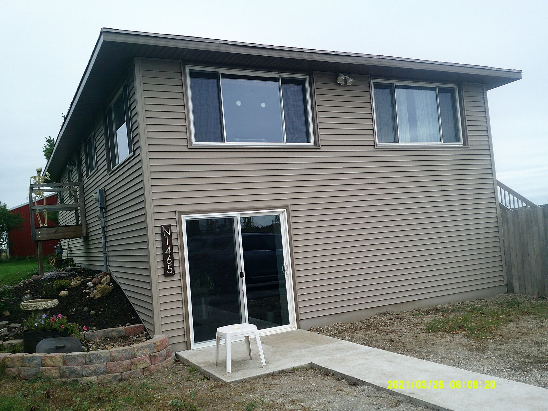 House With Black Door — Fort Atkinson, WI — SCHLOESSER CONSTRUCTION