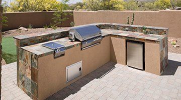 Outdoor Kitchen - Outdoor Fireplaces