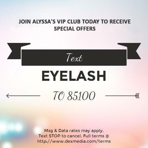 Join Alyssa's VIP Club Banner — Montclair, CA — Alyssa's Eyelash