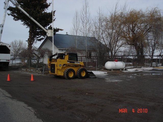 Storm Damage Removal — Yellow Cart Clearing Road in Firth, ID