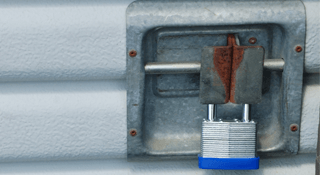 Locked Storage Door