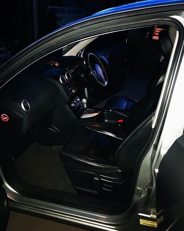 The Inside of a Car With the Door Open — Shine Your Ride In Karabar, NSW