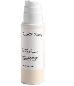 Innovative 2-in-1 texture cleanser that turns from dewy oil-gel to silky milk when in contact with water. Suitable for sensitive skin customers, dermatologically tested. Also, great for even the heaviest make-up removal or as part of a double-cleansing routine.
Product description: Rich and oily texture turns into silky milk and dissolves make-up and impurities. Leaves your skin fresh, soft and nourished without stripping moisture from it. Gentle to dry and delicate skin. Apply to dry or damp skin, massage gently to remove impurities, rinse off with water. Avoid direct contact with eyes.
Combine with: For sensitive skin care, pair it with Sensitive Skin Moisturizer.