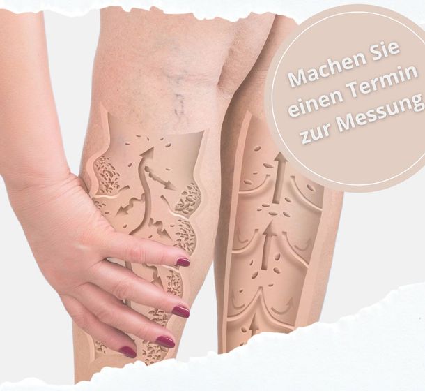 A picture of a woman 's legs with the words 