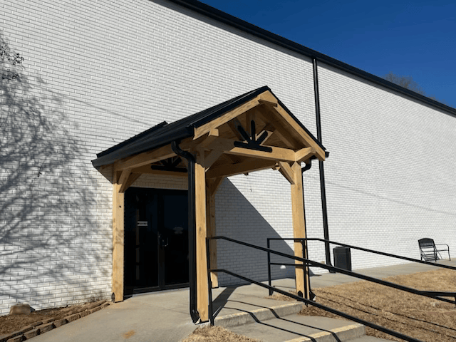 Entrance to Commercial Structure