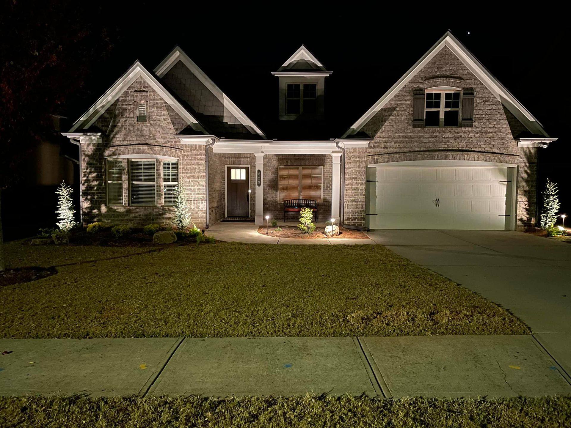 Landscaping property with Outdoor Lighting