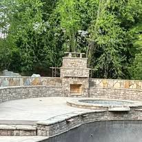 Outdoor Living Area - Hardscaping