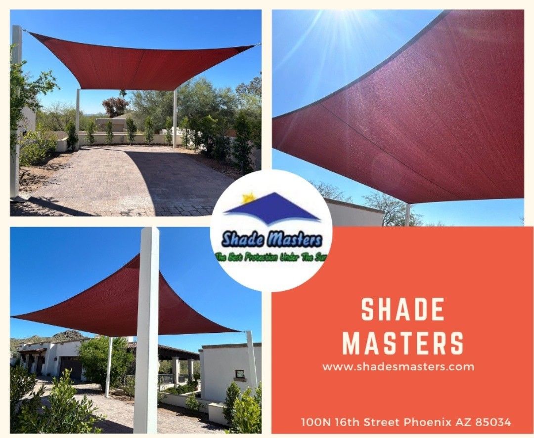 Shade masters is a company that sells shade sails