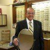 optician and eyeglass frames