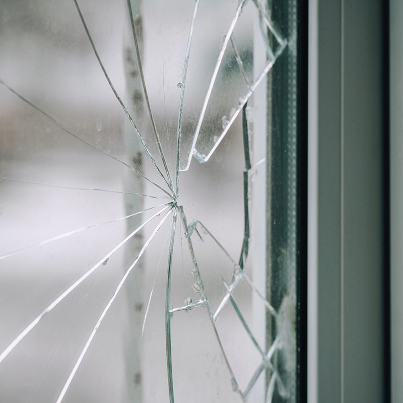 Damaged Window