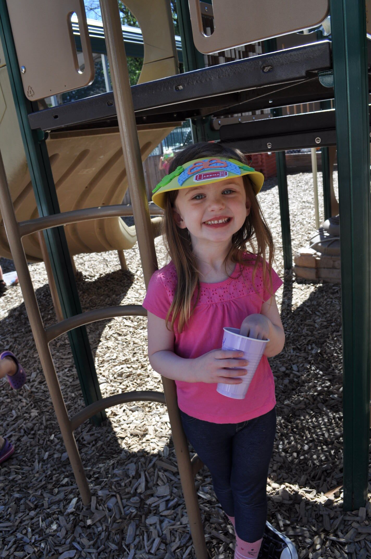Cute girl in pink shirt - Preschool and Kindergarten in North Bend, WA