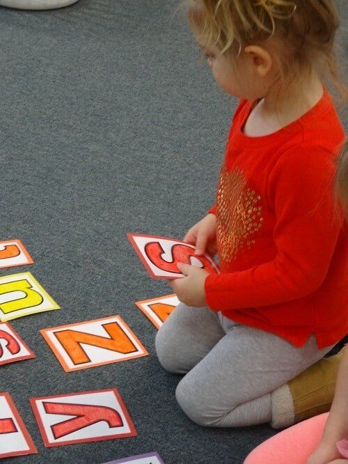 Child learning alphabet - Preschool and Kindergarten in Northbend, WA