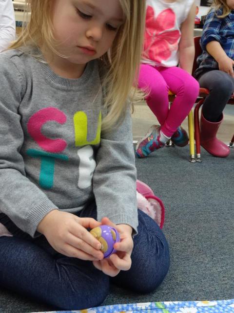 Girl playing24 - Montessori school in North Bend, WA