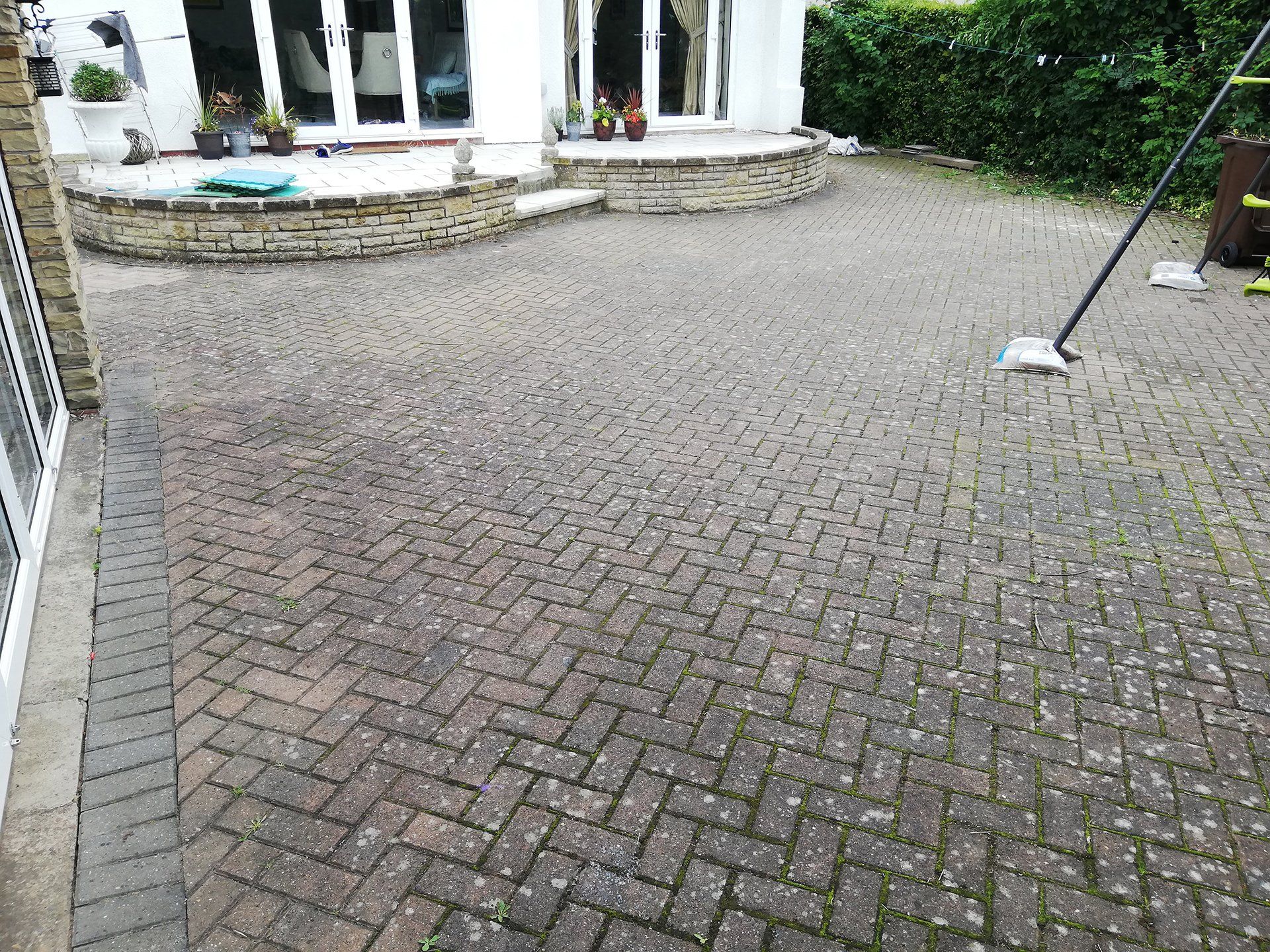 block pave before