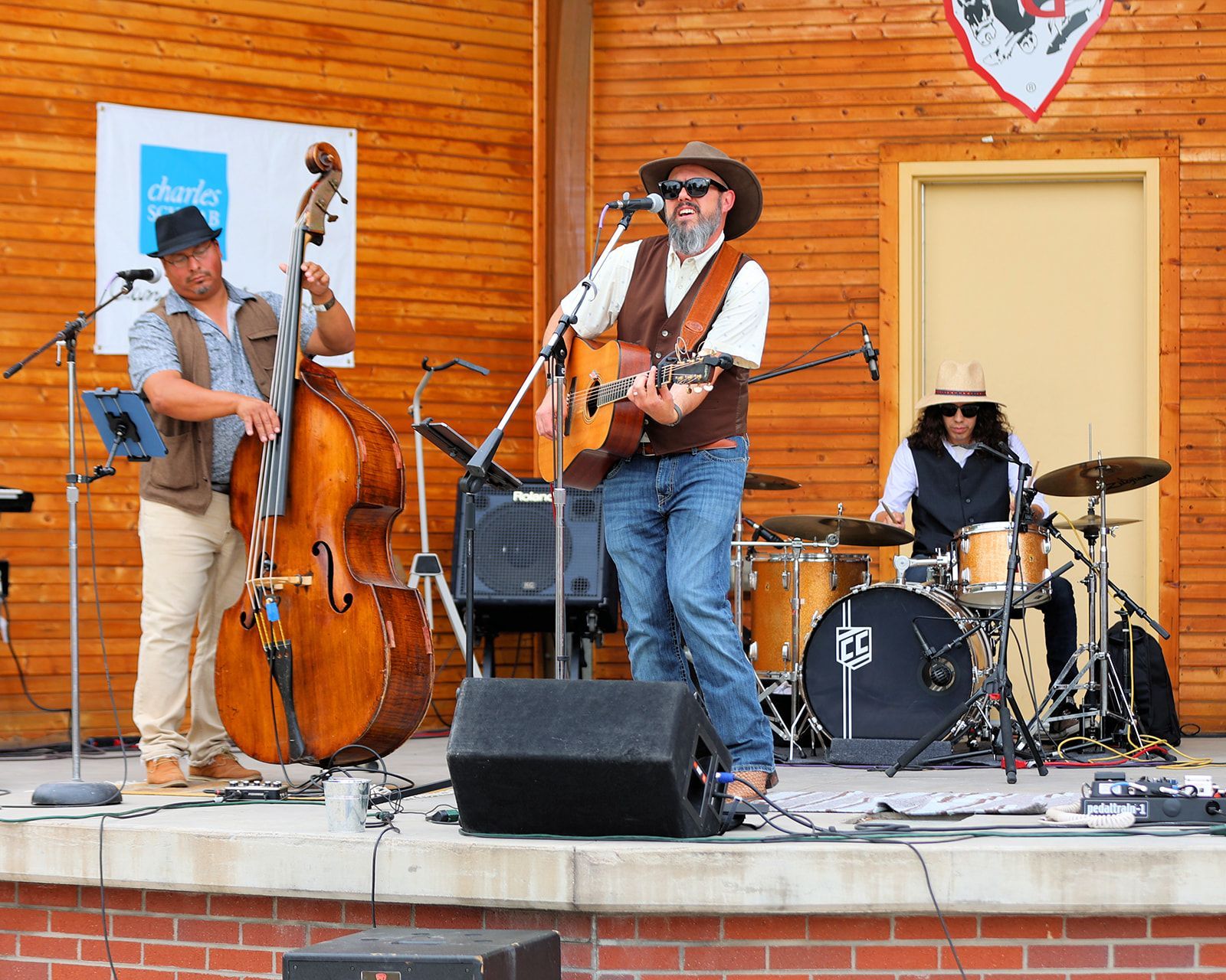 band on stage