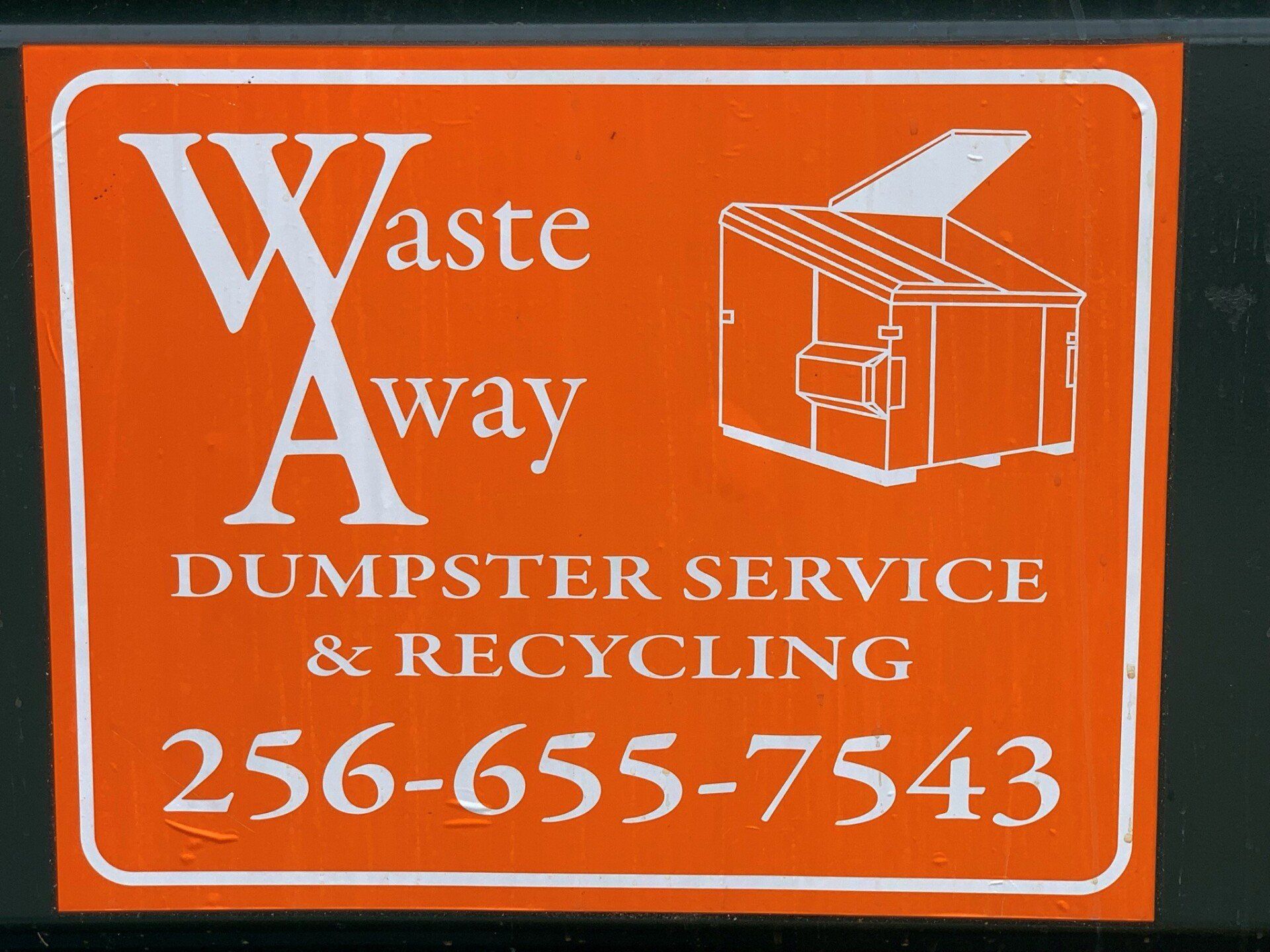 Waste Away Dumster Logo