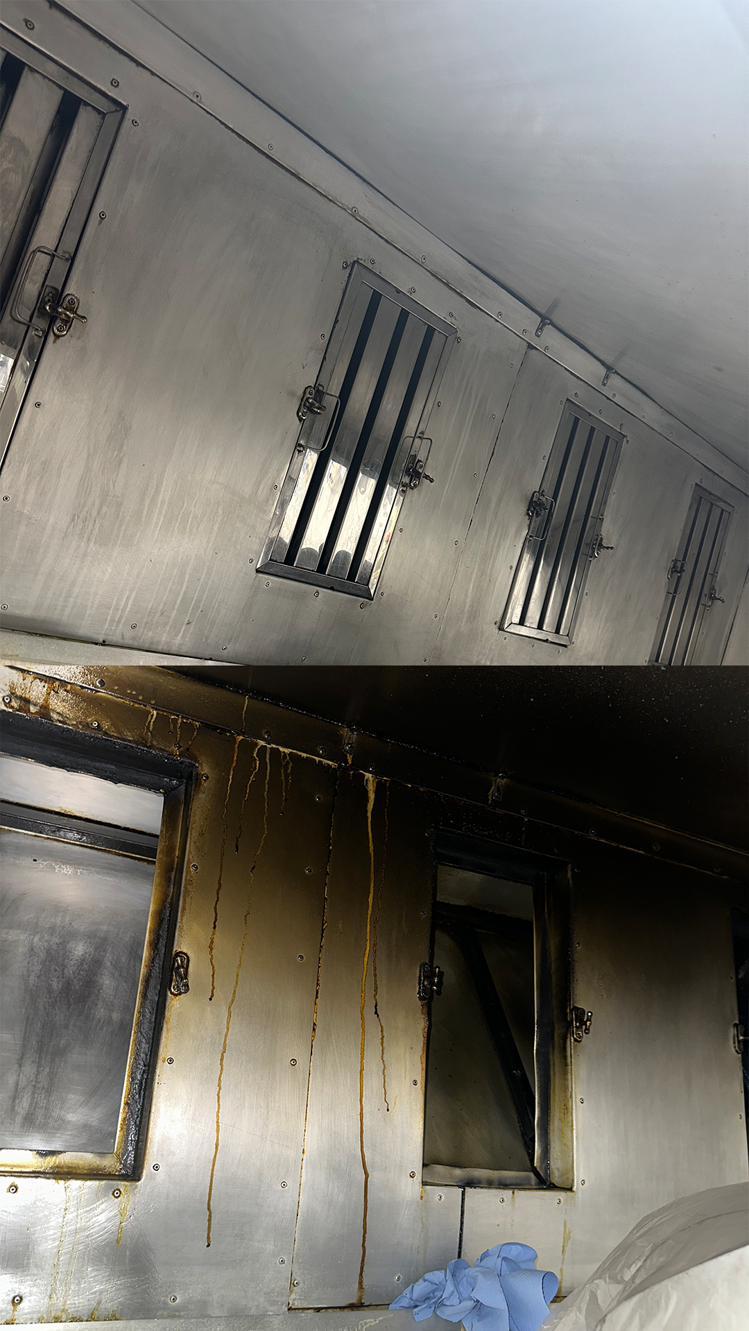 kitchend cleaned by ductablity