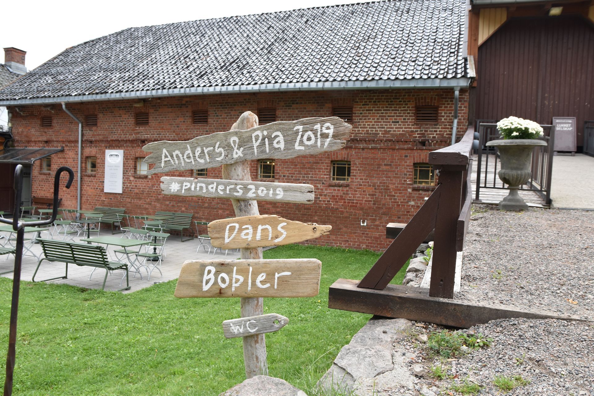 Bryllupsfeiring på Bogstad Gård