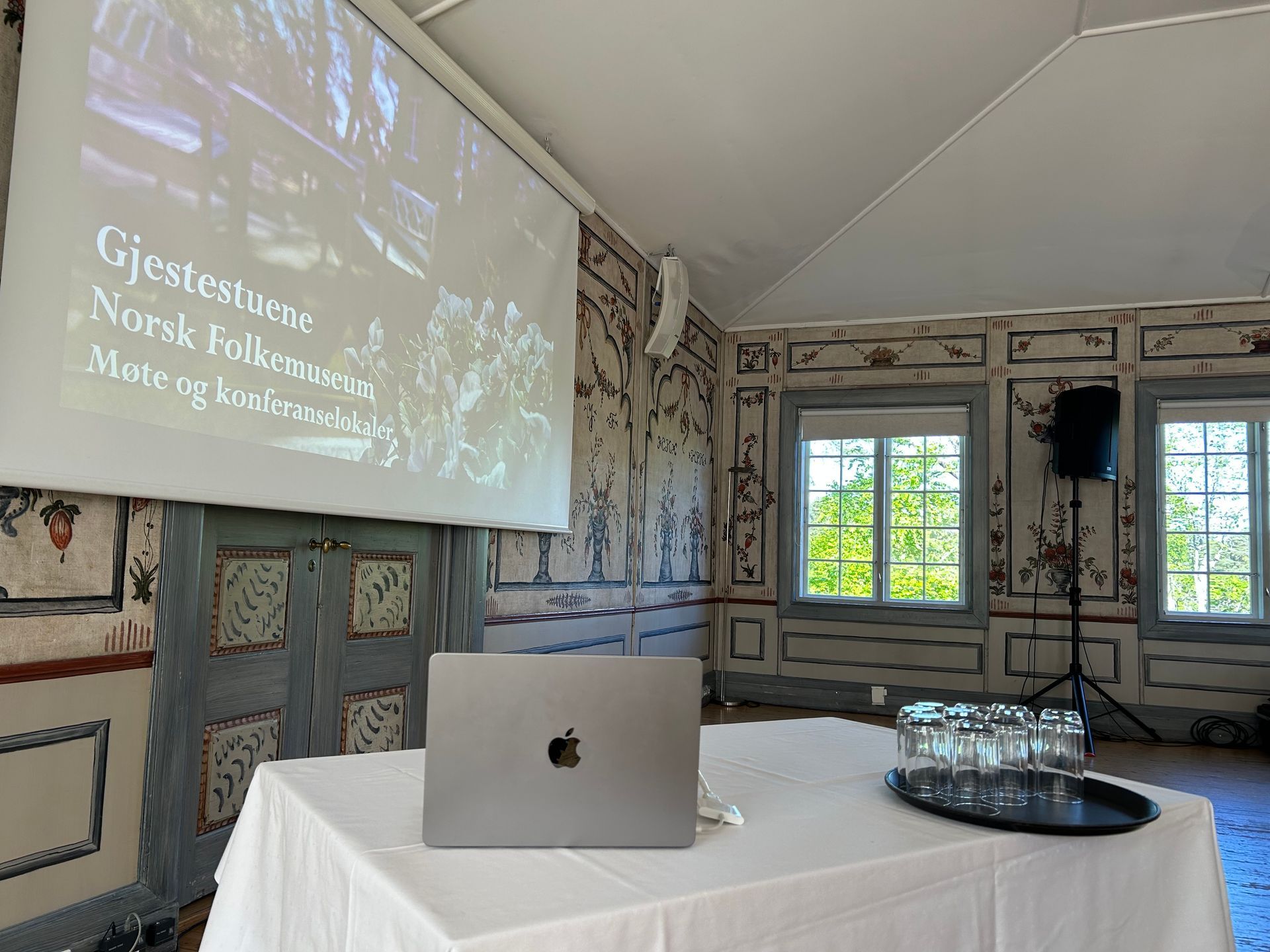 Lerett og Mac på Gjestestuene på Norsk Folkemuseum