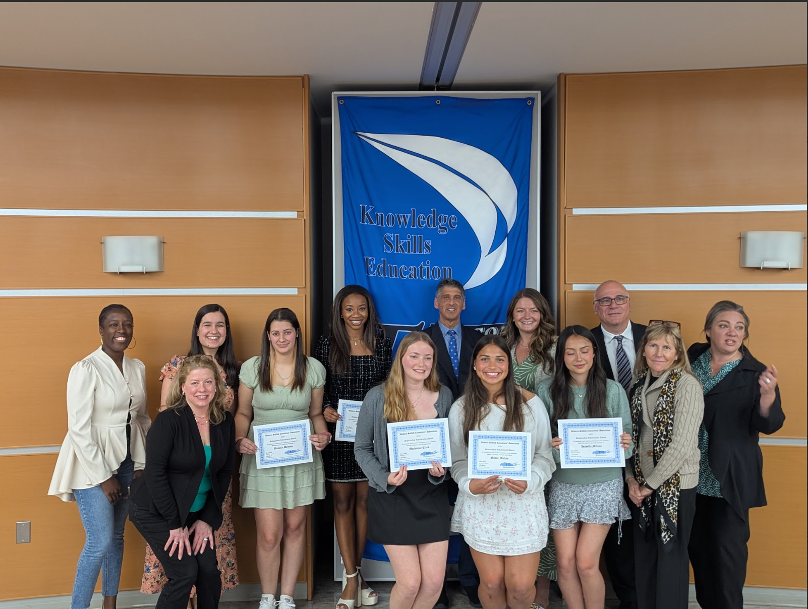 2025 WSCA Scholarship Recipients with Committee