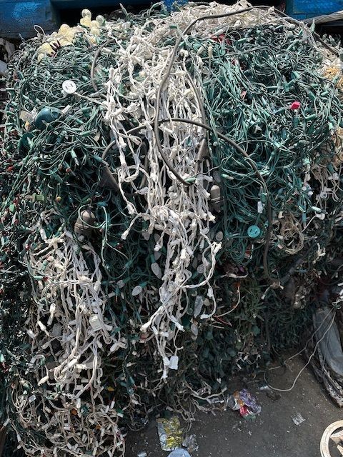 Pile of Christmas Lights — Pennsauken, NJ — River Road Recycling