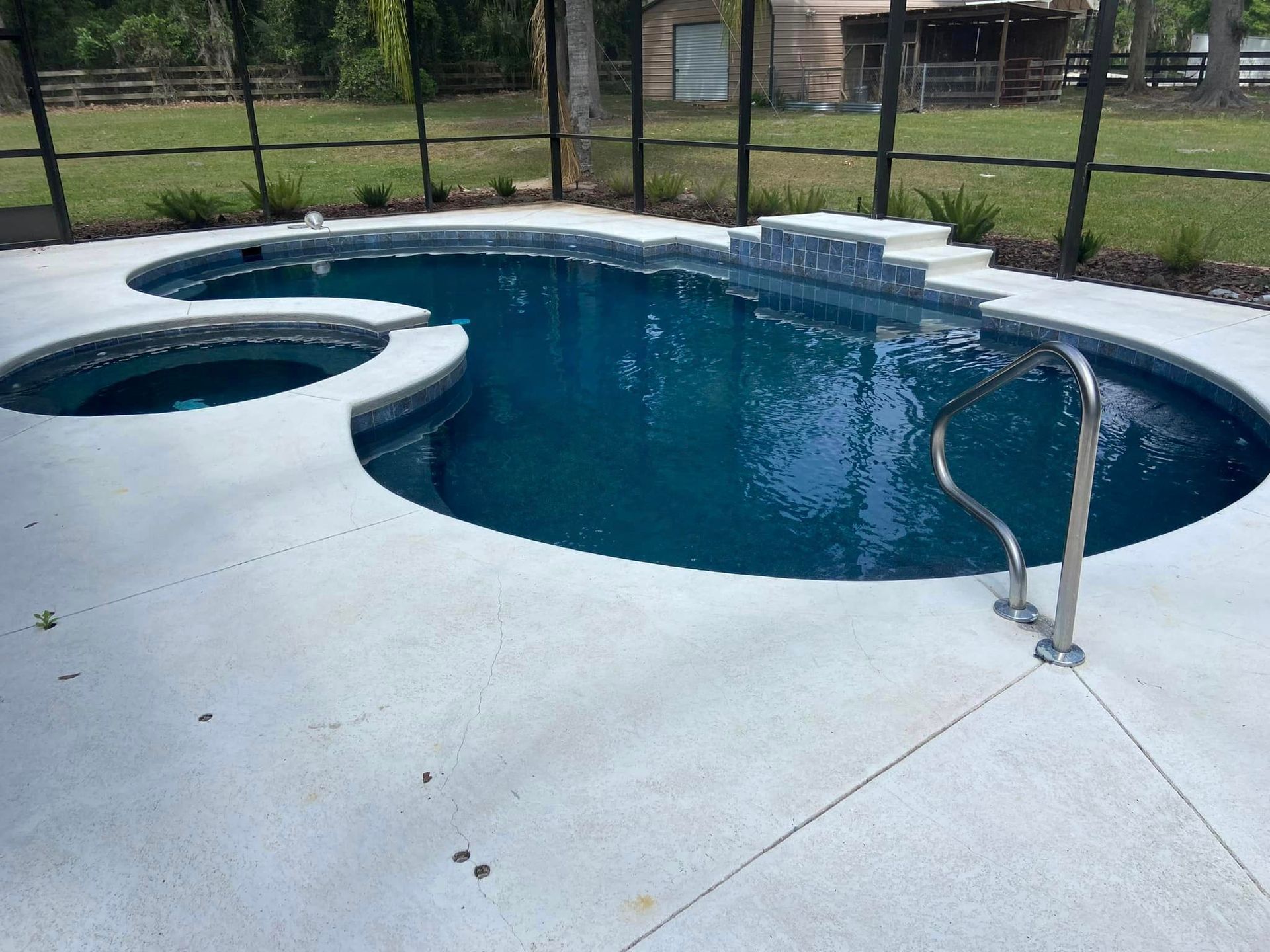 Newly Remodel Swimming Pool — Crystal River, FL — Les Wade Interior Pool Services