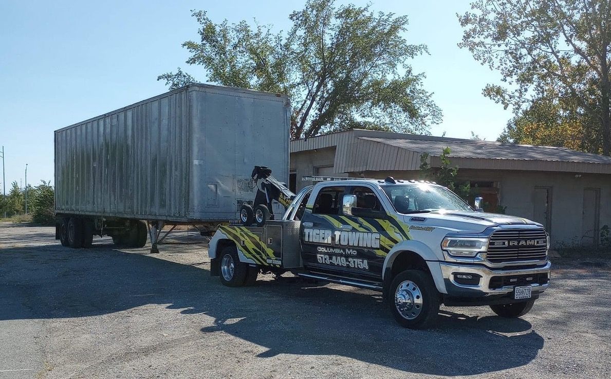 Choose Tiger Towing When You Need Professional Heavy Equipment Hauling in Columbia, MO.