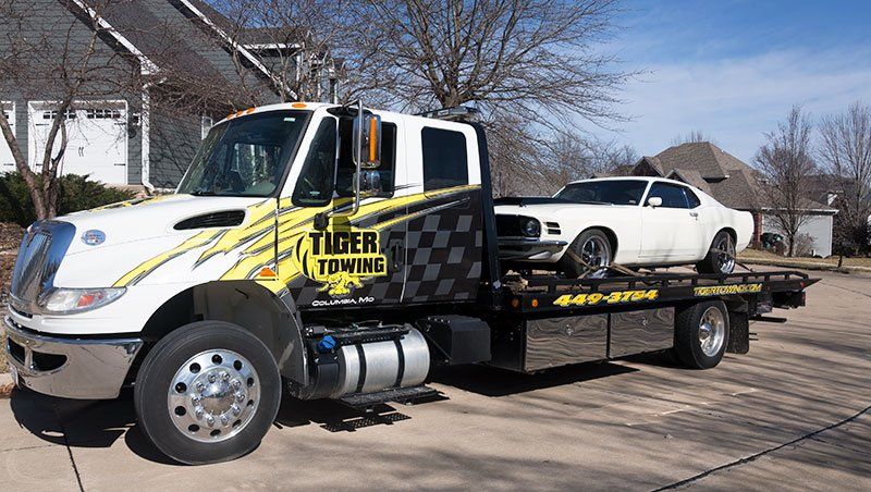 Contact Tiger Towing in Columbia, Mo to transport your specialty vehicle long distances.