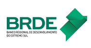 The logo for brde banco regional de desenvolvimento do extremo sul