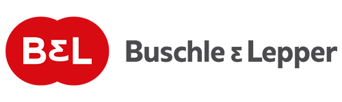 Um logotipo vermelho e branco para buschle & lepper