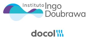 Instituto ingo doubrawa docol logo em um fundo branco