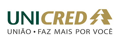 Um logotipo preto e branco para o unicredit em um fundo branco.