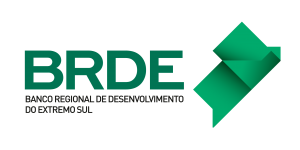 A logo for brde banco regional de desenvolvimento do extremo sul