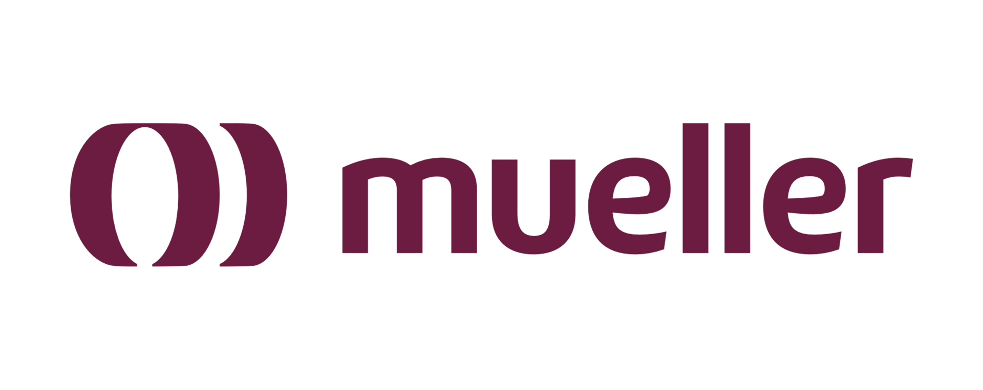 Um logotipo para uma empresa chamada mueller em um fundo branco.