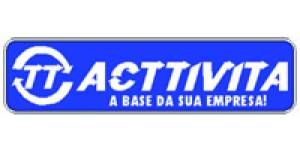 A blue sign that says tt activita a base da sua empresa