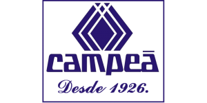 Um logotipo azul e branco para a campanha desde 1926