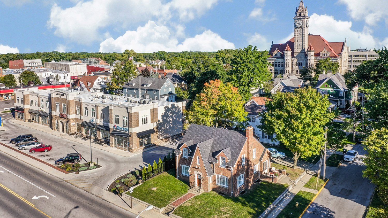 Urwin House Aerial View