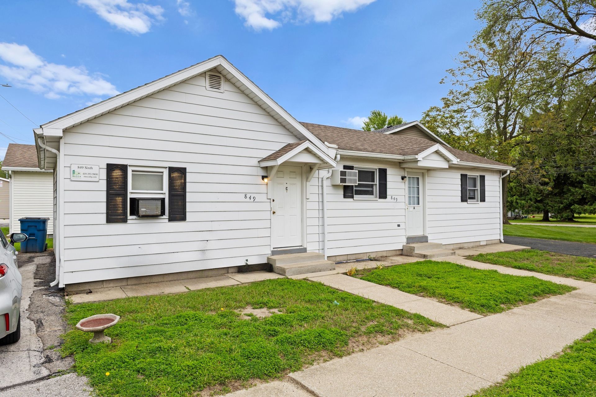 Steve green triplex exterior