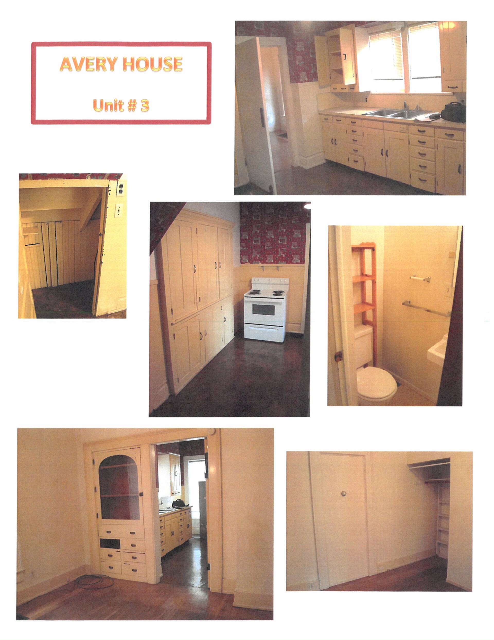 Avery House Unit Flyer