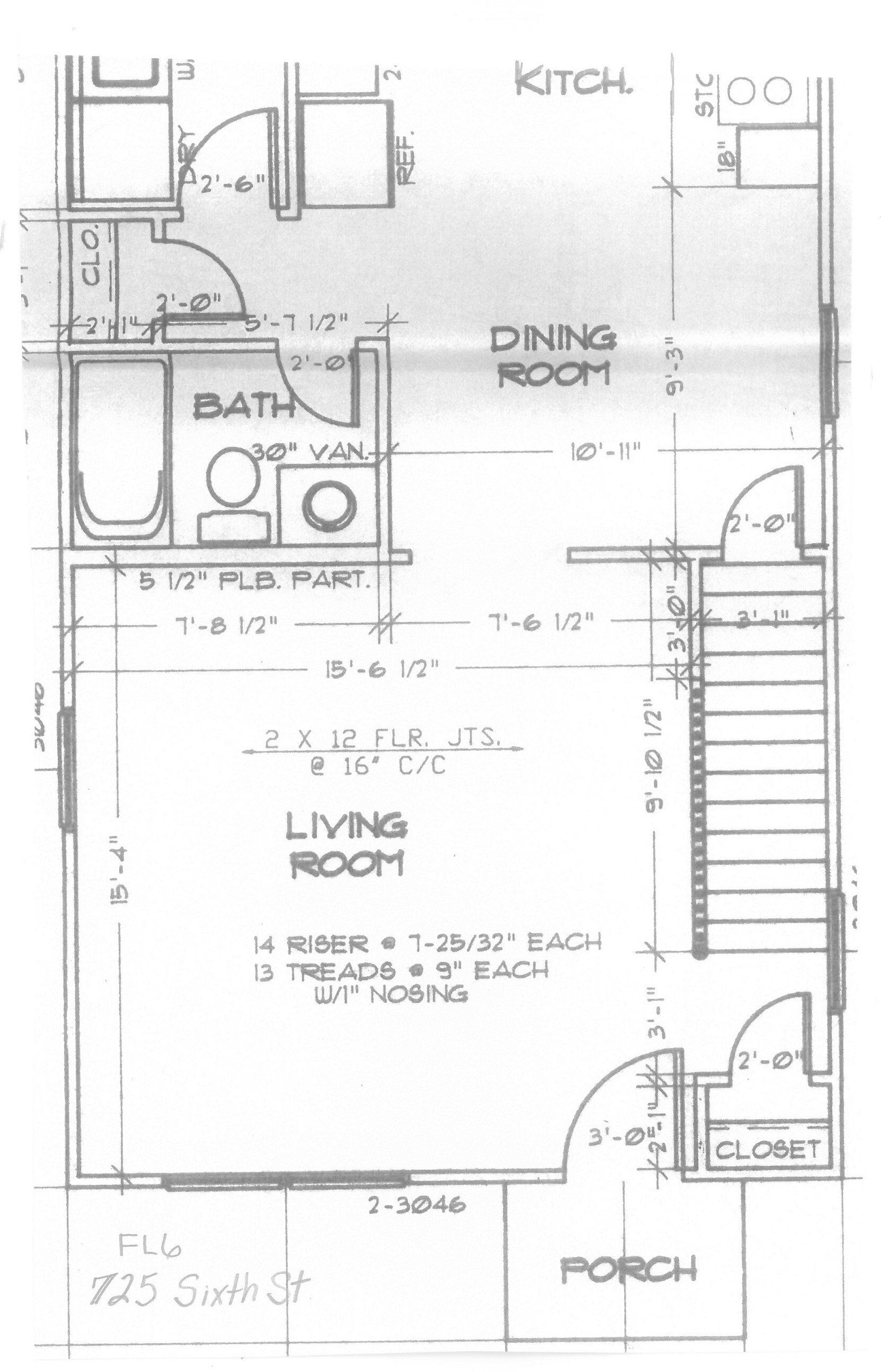 Flats on 6th 725 floor plan