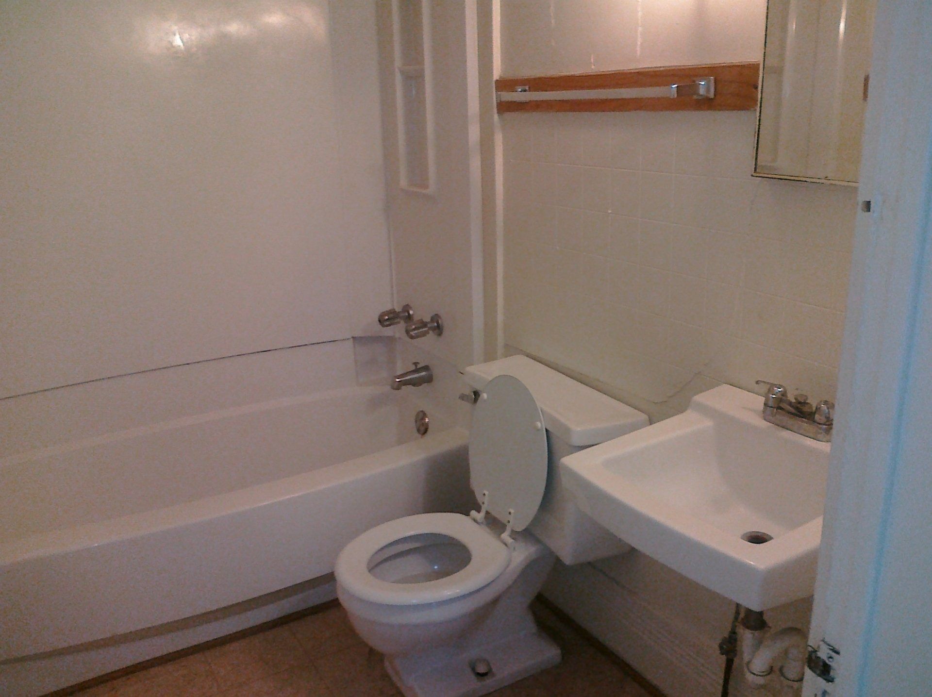white castle unit b bathroom
