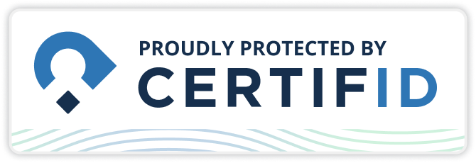 Proudly protected by certifid