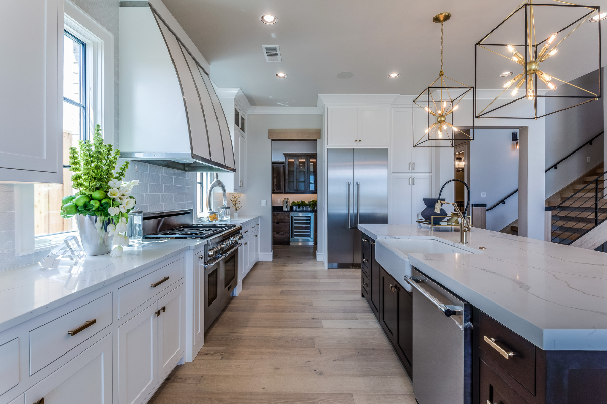 staged kitchen