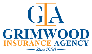 The logo for grimwood insurance agency since 1956