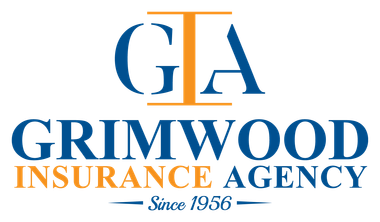 The logo for grimwood insurance agency since 1956