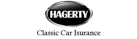 A hagerty classic car insurance logo on a white background.