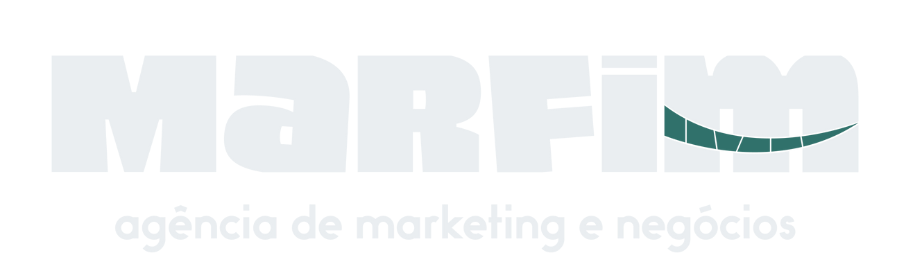 The logo for marfim agency de marketing e negócios