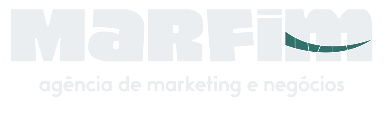 The logo for marfim agency de marketing e negócios