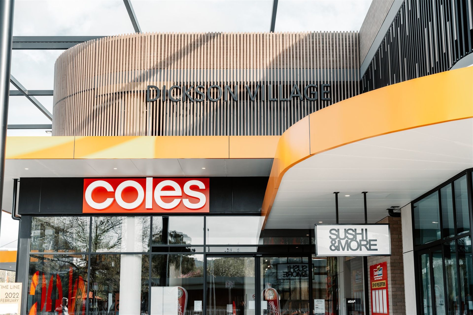 A Coles Store is Located in a Shopping Mall — Moltus Construction in Braddon,  ACT
